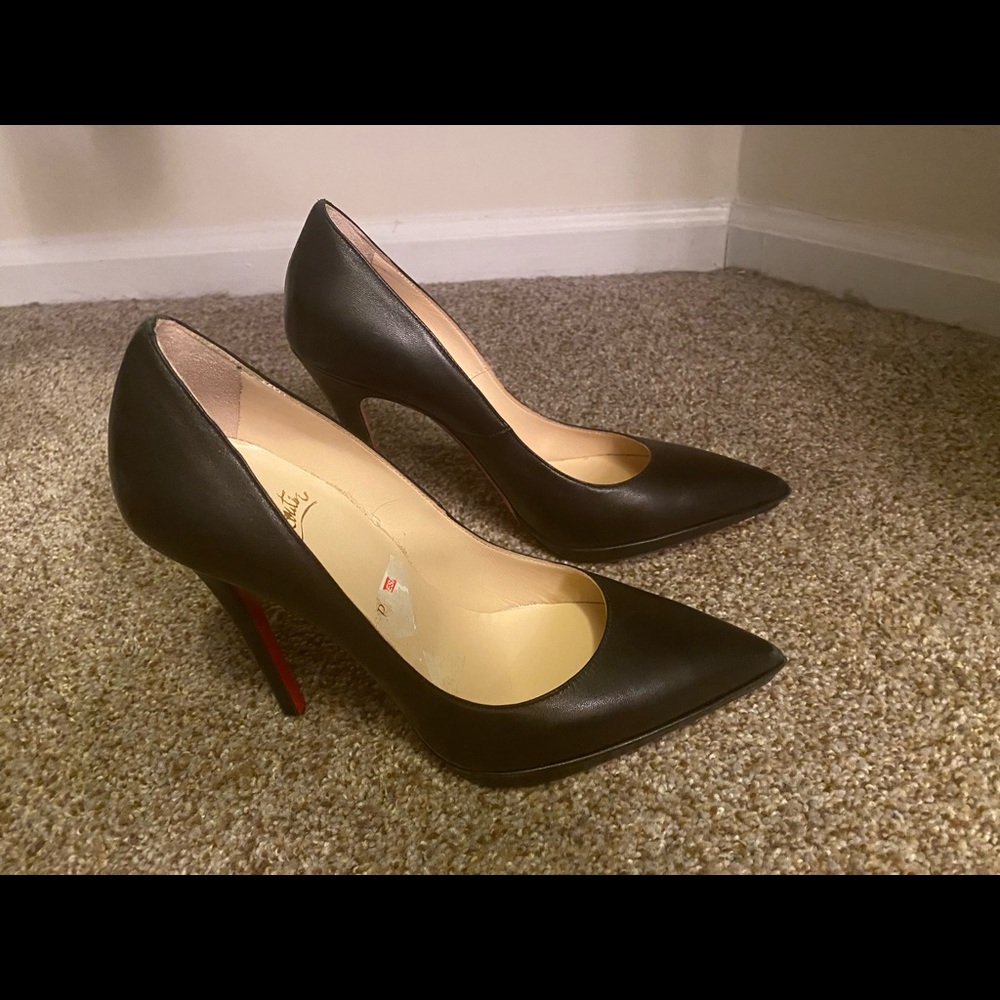 Christian Louboutin Black Pigalle Platform.